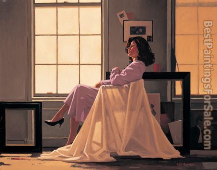 Jack Vettriano Winter Light and Lavender